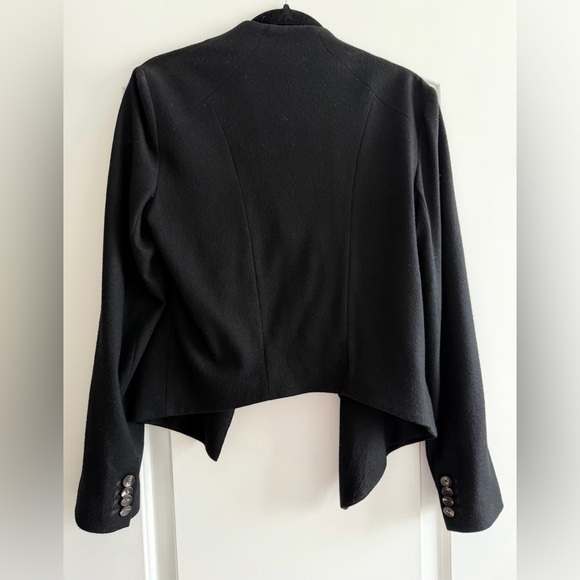 Helmut Lang Black Asymmetrical Blazer - Picture 10 of 13